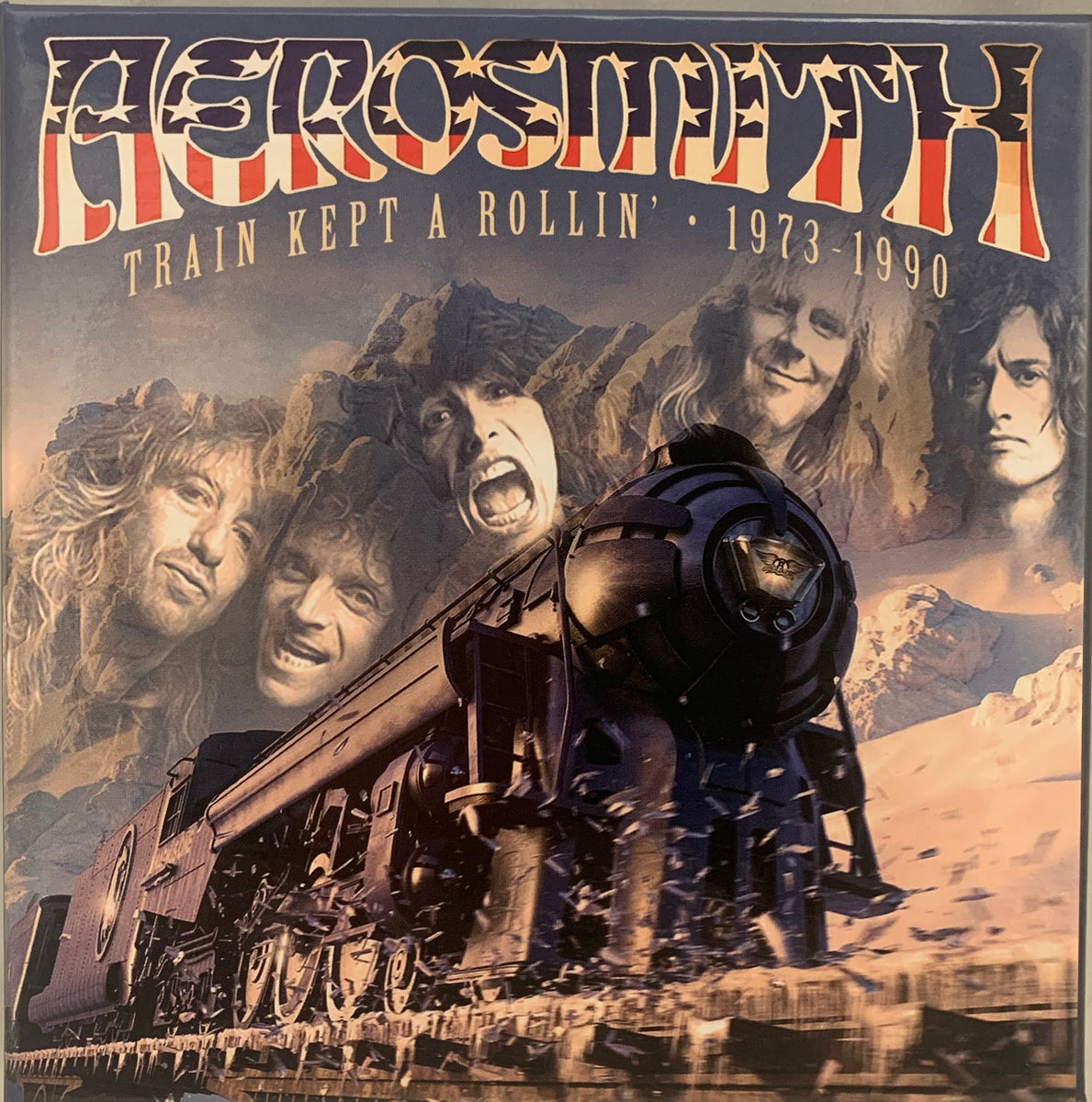 Aerosmith Live Train Kept a Rollin' 1973-1990 10 CD Box Set – Two 