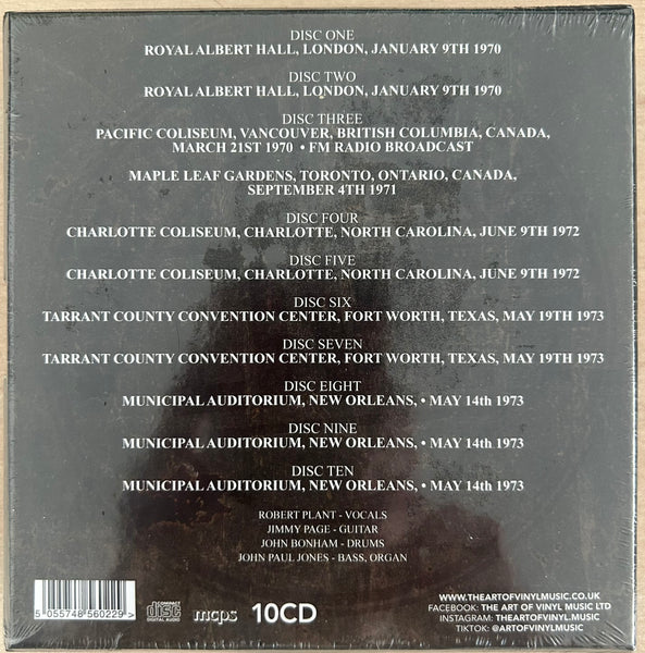 Led Zeppelin Live Dazed and Confused 1970-1973 10 CD Box Set