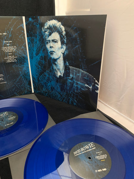 David Bowie Live Glass Spider Tour Montreal 1987 Limited Edition Blue Vinyl 3 LP