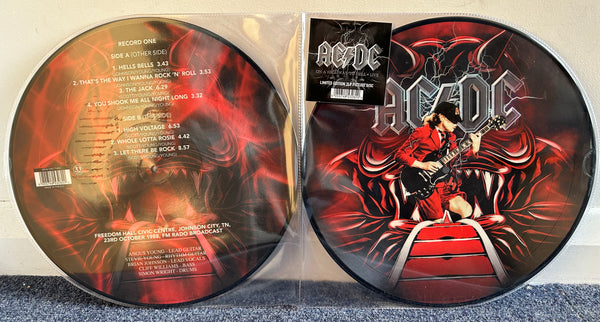 AC/DC On A Highway to Hell Live Freedom Hall Civic Centre 1988 2 x LP Picture Disc