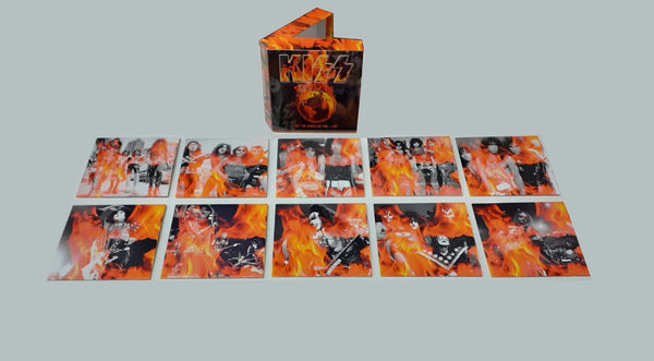 Kiss Set the World on Fire Live 10 CD Box Set inc New York, San Paulo etc