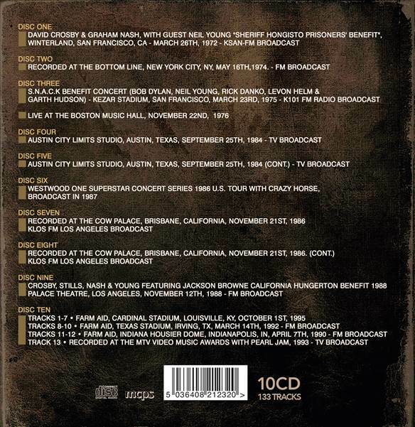 洋楽 Neil Young LIVE BOX 10CD Neil Young Heart of Gold Live 10 x CD Box Set inc Cow Palace