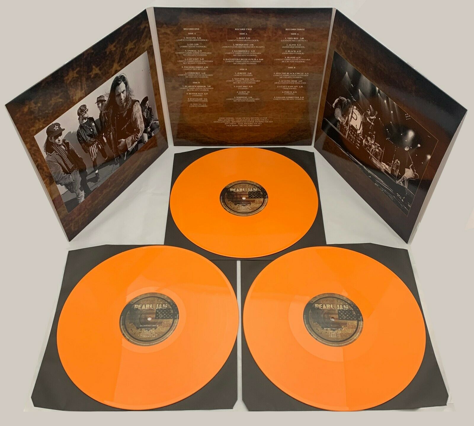 Pearl Jam - Live in San Diego 1995 Limited Edition Halloween Orange Vi –  Two Red Sevens
