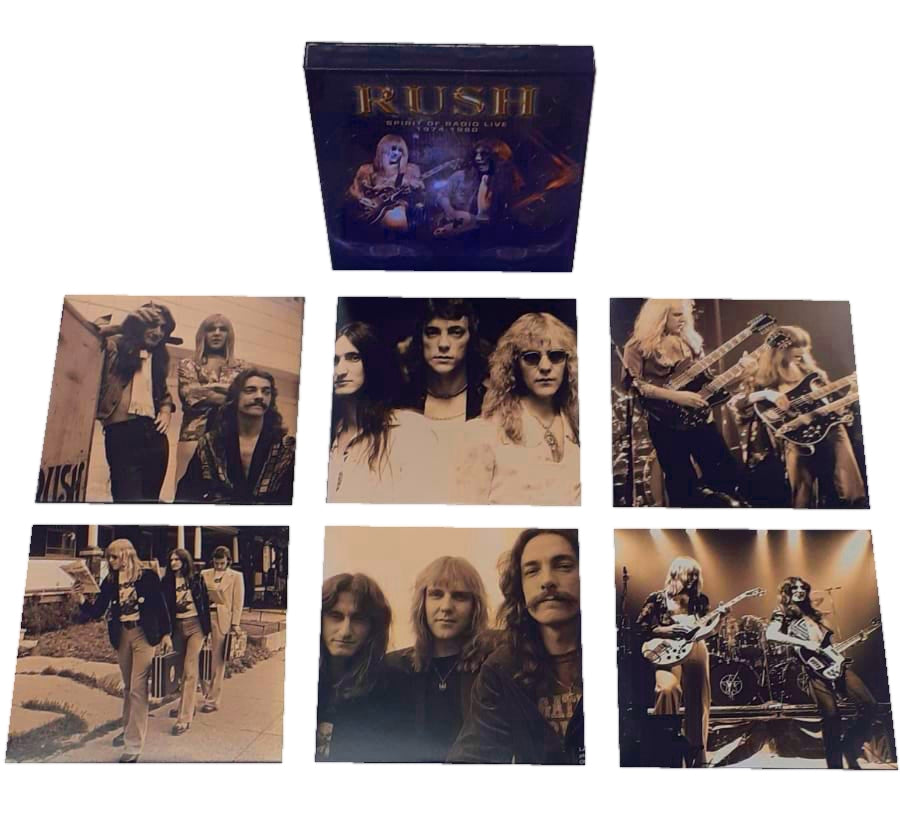 Rush Spirit of Radio Live 1974-1980 6 CD Box Set inc Cleveland St